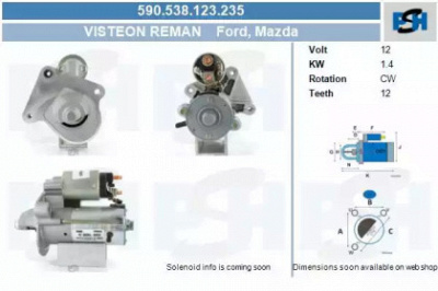 CV PSH 590538123235 -  Стартер